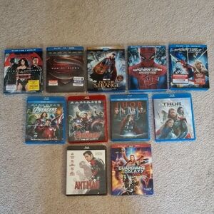 Marvel and DC Blu-ray Movie Collection